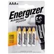 4x Bateria Energizer Alkaline Power AAA 1.5V