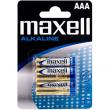 4x Bateria Maxell Alkaline AAA 1.5V
