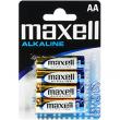 4x Bateria Maxell Alkaline AA 1.5V