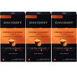 3x 10 kapsułek Davidoff Crema Elegant 55g (razem 165g = 30 kapsułek) do ekspresów Nespresso linii Original