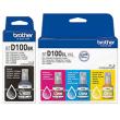 Komplet Brother BTD100BK BTD100CMY 254.4ml 22500str. oryginalny