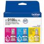 Komplet Brother BTD100 C M Y 146.4ml 15000str. oryginalny