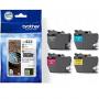 Komplet Brother LC422 BCMY 2200str. 30.3ml oryginalny