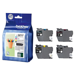 Komplet Brother LC3217 BCMY oryginalny