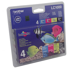 Komplet Brother LC1000 BCMY oryginalny