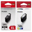 Komplet Canon PG-595 XL + CL-586 19.6ml 480str. oryginalny