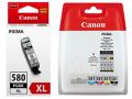 Komplet Canon PGI-580PGBK XL + CLI-581 BCMY 40.9ml oryginalny