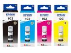 Komplet Epson 103 BCMY 260ml oryginalny w butelkach