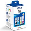 Komplet Epson 103 BCMY 260ml oryginalny w butelkach