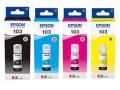 Komplet Epson 103 BCMY 260ml oryginalny w butelkach