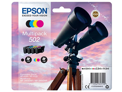 Komplet Epson 502 14.5ml oryginalny