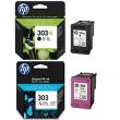 - Komplet HP 303 XL + HP 303 oryginalny T6N04AE T6N01AE