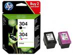 - Komplet HP 304B + HP 304C oryginalny 3JB05AE