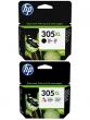 - Komplet HP 305B XL + HP 305C XL oryginalny 3YM62AE + 3YM63AE
