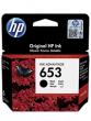 - Tusz HP 653 Czarny oryginalny 3YM75AE