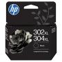 - Tusz HP 302 / 304 XL Czarny 300str. oryginalny B7RT9AE