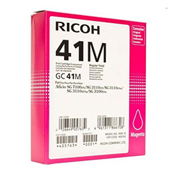 Tusz żelowy Ricoh GC41M 405763  2200 stron Czerwony oryginalny